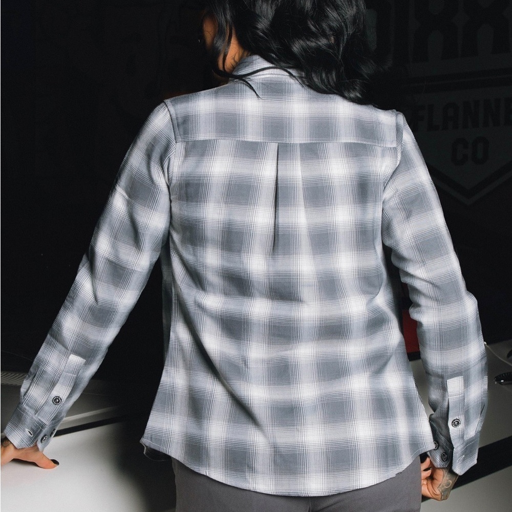 DIXXON MLM Social Distortion Collaboration Flannel Button Down Shirt NWOT SM - Picture 15 of 16